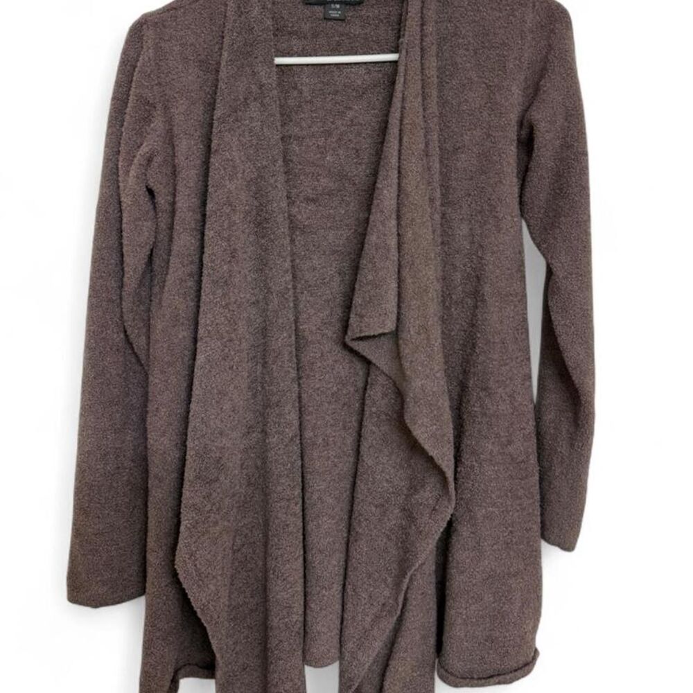 Barefoot-dreams Women's Brown and Grey Cardigan